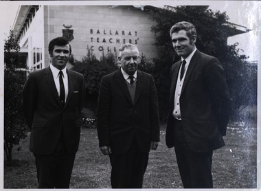 Photograph - Photograph - Black and White, Ballarat Teachers' College Science Lecturers, 1970, 1970