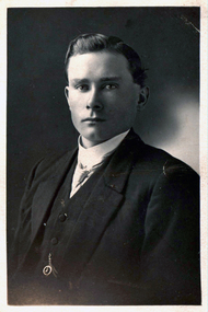 Photograph - Black and White, Chatham-Holmes Collection: Lance Corporal Horace Pickford, c1914
