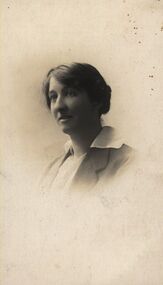 Photograph - Photograph - Black and White, Chatham-Holmes Collection: unknown woman, 18/12/1917