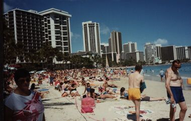 Photograph - Colour, Chatham-Holmes Collection: Waikiki Beach, Honolulu