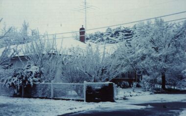 Photograph - Colour, Snow at "Launchley", Ascot, Victoria
