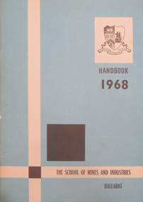 Book, Ballarat School of Mines Handbook, 1968