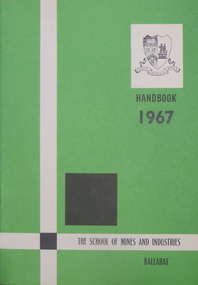 Book, Ballarat School of Mines Handbook, 1967