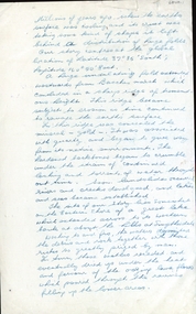 Document, Keith E. Rash, Ballarat Gold Discovery, c1970
