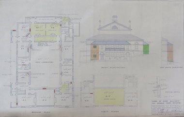 Plan, School of Mines Ballarat Old Supreme Court Building, 1959, 26/10/1959