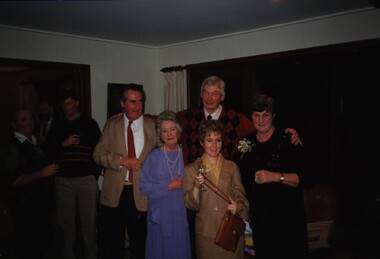 Photograph - Colour, Chatham-Holmes Collection: Philip and Elizabeth Chatham with friends