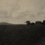 A farm with a hill in the background