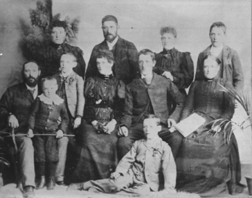 Photograph and Documents, Anne Beggs Sunter, Latta Family, Mount Helen