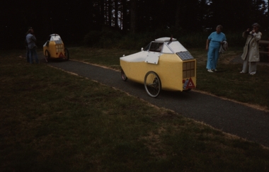 Photograph - Colour, Chatham-Holmes Collection: Solar-powered cars