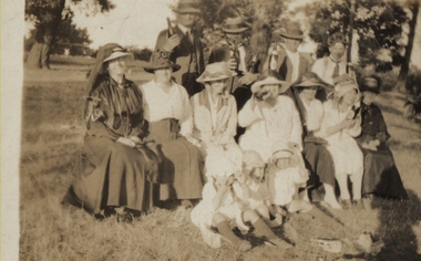 Photograph - Black and White, Chatham-Holmes Collection: Gathering, c1900s