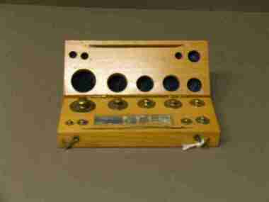 Scientific Instruments, Boxed Weight Set