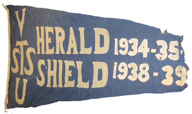 Flag, Herald Shield 1934-35, 1938-39, c1934