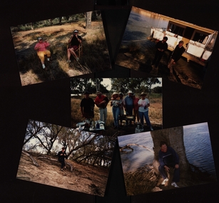 people camping along the Murray River