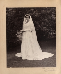 Photograph - Photograph - Black and White, Chatham-Holmes Collection: Wedding photograph, Holmes Family