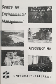 Booklet, University of Ballarat Centre for Environmental Management, 1996