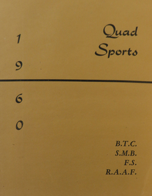 Book, Peter Agrum's Sports Secretary Diary, 1960, 1960