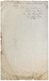 Correspondence, Alfred Lester and Co, to Ballarat School of Mine, 1898