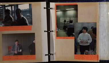 Photograph Album, Photograph Album with staff from the Ballarat College of Advanced College, 1986