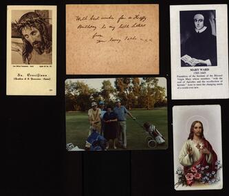 Religious items, Chatham-Holmes Collection: Box of Religious items - books and crucifix