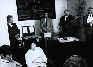 Photograph - Black and White, Philip Chatham, J Chatham and Co [Pty Ltd] Auctioneer. Craigs Royal Hotel, Ballarat