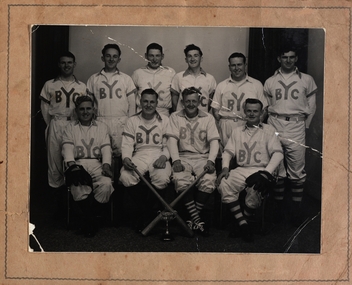 Photograph - Black and White, Chatham-Holmes Collection: Baseball Club Team Members