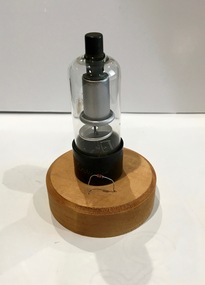 Scientific Instrument, Valve mounted on timber