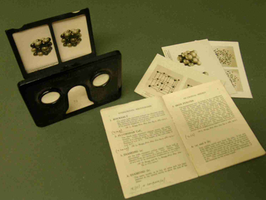 Equipment - Object, Stereo-viewer and Solid State Models, c1928