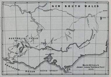 Image, Major Mitchell's Journey Through Australia Felix, 1836