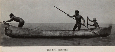 Image, Aboriginal Canoe