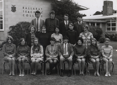 Photograph - Black and White, Ballarat Teachers' College: Victorian Teachers' Union Representatives, 1969