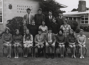 Photograph - Black and White, Ballarat Teachers' College: Victorian Teachers' Union Representatives, 1969, 1969