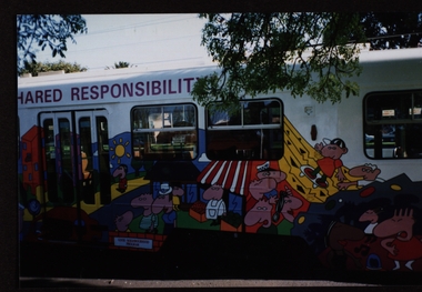 Photograph - Colour, Art Tram by Ballarat University College Student, 1991, 1991