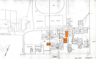 Plan, Plan of the Ballarat Children's Home