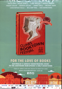 Poster, Clunes Booktown, 2015