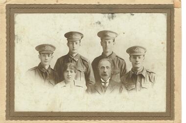Photograph - Black and White, The Davis Family