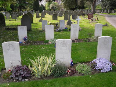 Photographs, ANZAC Graves at Leighterton, Gloucestershire, England