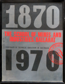 Poster, Centenary of Technical Education, 1870-1970, 1970