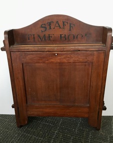 Object, Ballarat School of Mines Staff Time Board