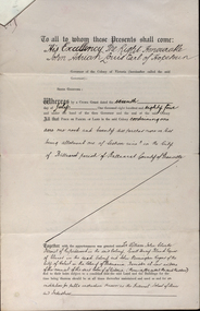 Documents, Appointment of New Trustees of the Ballarat School of Mines and Industries, 1894, 1894