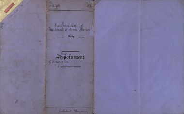 Document, Sample Agreement between the Ballarat School of Mines and its Staff, 1880, 1880