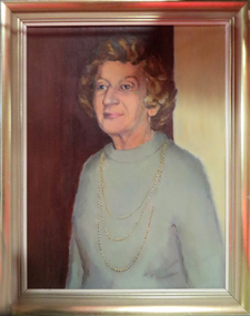 Painting - Portrait, Margaret Bennett, 'Portrait of Monica' by Margaret Bennett