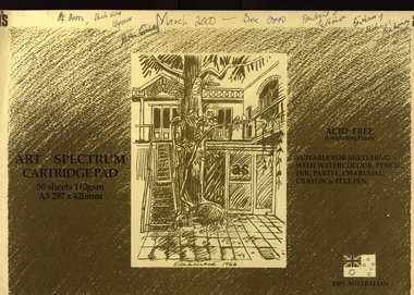 Artwork - Sketch Books, Dr David Alexander's Sketchbook, 1971 to 2012