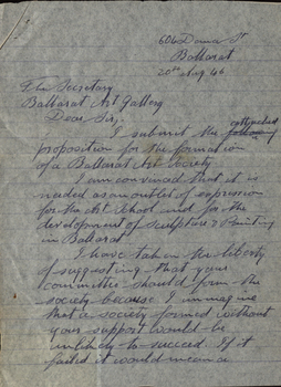 handwritten letter