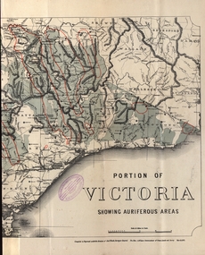 Map - Map and Information, Department of Mines: Map and Suggestions to Prospectors, 1891