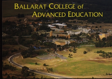 Postcard - Colour, Ballarat College of Advanced Education Aerial View, c1980, c1980