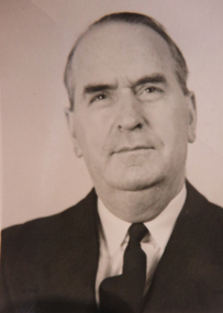Photograph - Black and White, Portrait of Frank Wright
