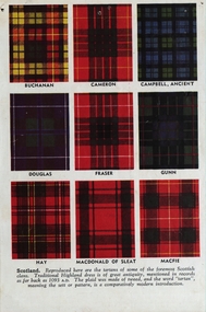 Pamphlet - Leaflet, Tartans