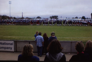 Photograph - Photograph - Colour, Pipe Bands on Oval