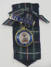 Object, City of Ballaarat Pipe Band Life Member's Medal