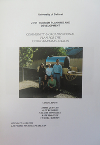 Report, Community & Organizational Plan for the Echuca/Moama Region, 1998, 12/06/1998